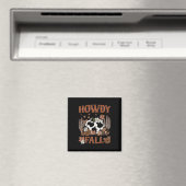 Leopard Howdy Herfst Western Pumpkin Autumn Herfst Magneet (Insitu (Vaatwasser))
