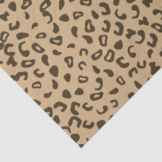 Leopard-huid met patroon tissuepapier (Detail)