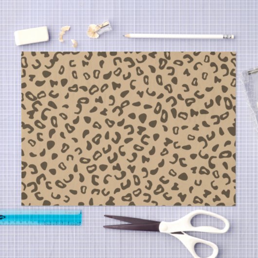 Leopard-huid met patroon tissuepapier (Craft)