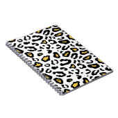Leopard-huid naadloos patroon notitieboek (Rechterzijde)