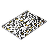 Leopard-huid naadloos patroon notitieboek (Linkerzijde)