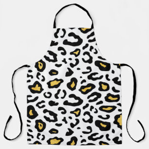 Leopard-huid naadloos patroon schort