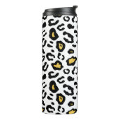 Leopard-huid naadloos patroon thermosbeker (Gedraaid links)