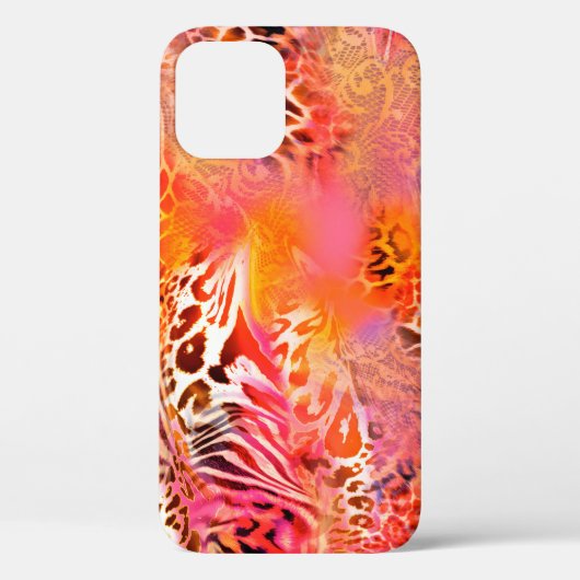 leopard-huidweefsel,abstract,animatie Case-Mate iPhone case (Achterkant)