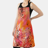 leopard-huidweefsel,abstract,animatie schort (Insitu)