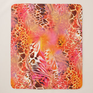 leopard-huidweefsel,abstract,animatie sherpa deken