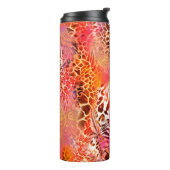 leopard-huidweefsel,abstract,animatie thermosbeker (Gedraaid links)