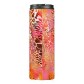 leopard-huidweefsel,abstract,animatie thermosbeker (Achterkant)