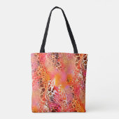 leopard-huidweefsel,abstract,animatie tote bag (Achterkant)