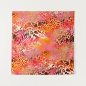 leopard-huidweefsel,abstract,animatie wandkleed (Voorkant (horizontaal))