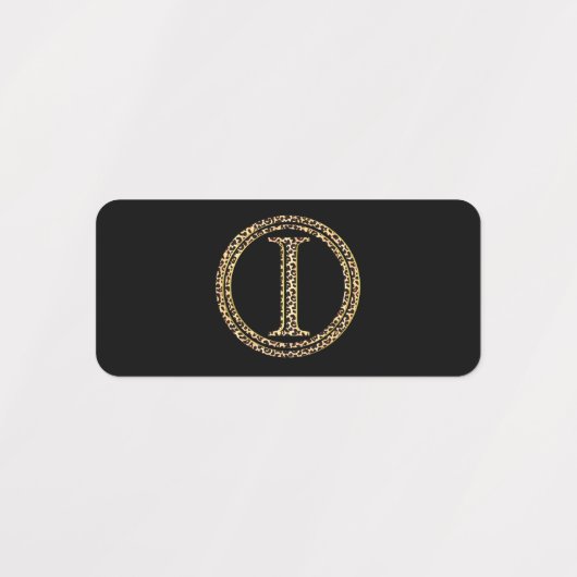 Leopard I Labels (Design 1)