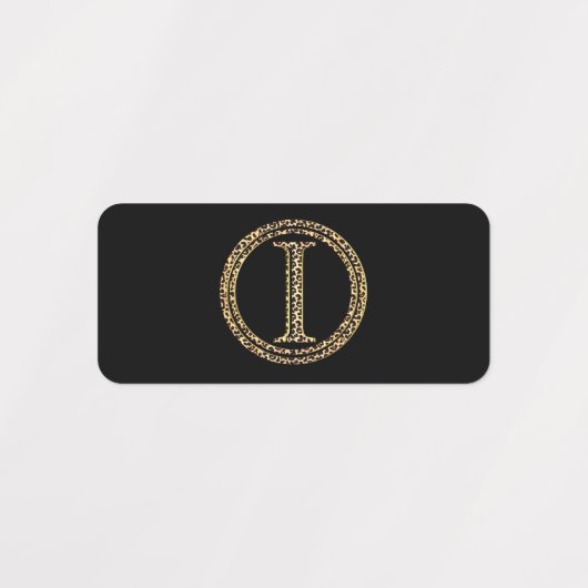 Leopard I Labels (Design 2)