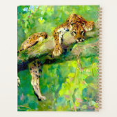 Leopard in een boom door Arthur Wardle Planner (Achterkant)