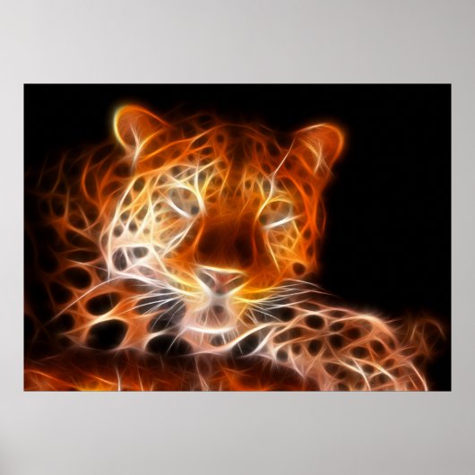Leopard Intimidatiekanaal Poster (Voorkant)