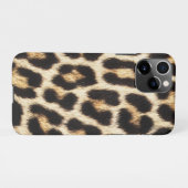 Leopard iPhone 11 ProSlim geschikt Hoesje, glanzen iPhone Hoesje (Achterkant horizontaal)