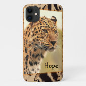 Leopard Iphone-draagtas Case-Mate iPhone Case (Achterkant)