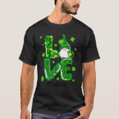 Leopard Irish Green Pset Electricia Gnome St Pat T-shirt (Voorkant)