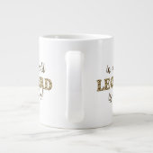 Leopard is een kleur - Funny Leopard Print Quote Grote Koffiekop (Achterkant)