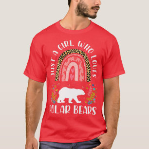 Leopard is gewoon een meisje dat van Polaire Beren T-shirt
