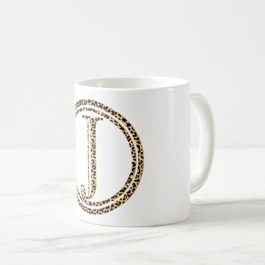 Leopard J Koffiemok (Voorkant rechts)