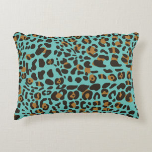 Leopard Jaguar Animal Print Pattern Accent Kussen