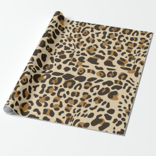 Leopard Jaguar Animal Print Pattern Cadeaupapier
