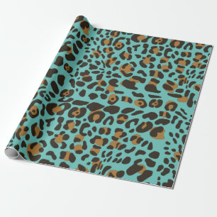 Leopard Jaguar Animal Print Pattern Cadeaupapier