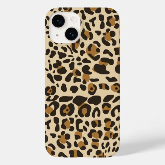 Leopard Jaguar Animal Print Pattern Case-Mate iPhone Case (Achterkant)