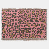 Leopard Jaguar Animal Print Pattern Deken (Voorkant)