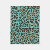 Leopard Jaguar Animal Print Pattern Fleece Deken (Voorkant)