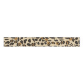 Leopard Jaguar Animal Print Pattern Grosgrain Lint (Voorkant)