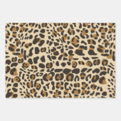 Leopard Jaguar Animal Print Pattern Inpakpapier Vel (Voorkant)