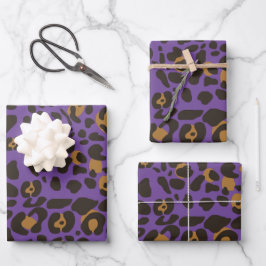 Leopard Jaguar Animal Print Pattern Inpakpapier Vel