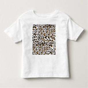 Leopard Jaguar Animal Print Pattern Kinder Shirts
