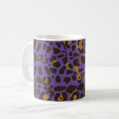 Leopard Jaguar Animal Print Pattern Koffiemok (Voorkant links)