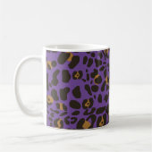 Leopard Jaguar Animal Print Pattern Koffiemok (Links)