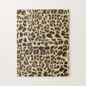 Leopard Jaguar Animal Print Pattern Legpuzzel (Verticaal)