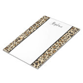Leopard Jaguar Animal Print Pattern Notitieblok (Schuin)