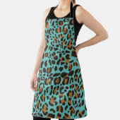 Leopard Jaguar Animal Print Pattern Schort (Insitu)