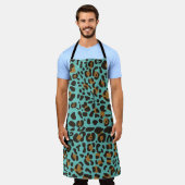 Leopard Jaguar Animal Print Pattern Schort (Gedragen)