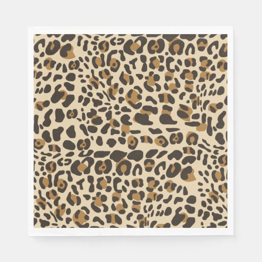 Leopard Jaguar Animal Print Pattern Servet (Voorkant)