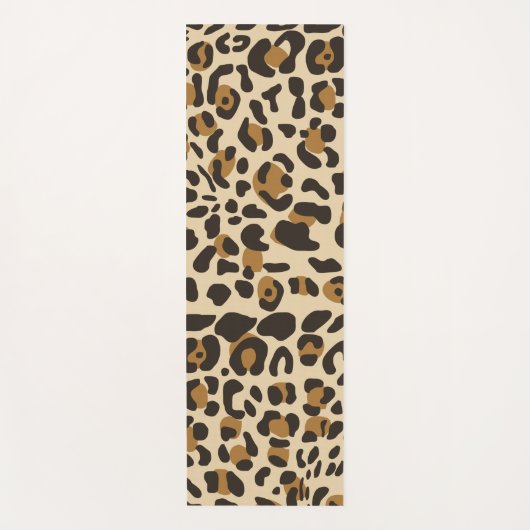 Leopard Jaguar Animal Print Pattern Yogamat (Voorkant)