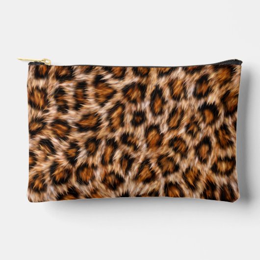 Leopard Jaguar Cat Brown bontpatroon-24609 Etui (Voorkant)