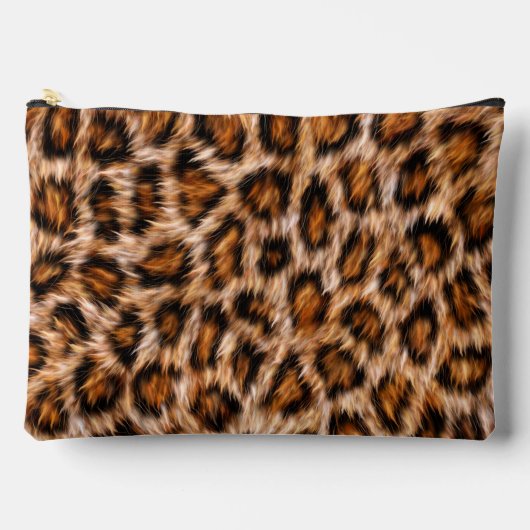 Leopard Jaguar Cat Brown bontpatroon-24609 Etui (Voorkant)