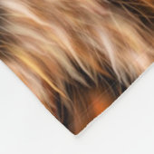 Leopard Jaguar Cat Brown bontpatroon-24609 Fleece Deken (Hoek)