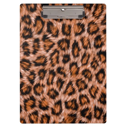 Leopard Jaguar Cat Brown bontpatroon-24609 Klembord (Voorkant)