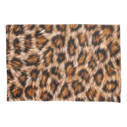 Leopard Jaguar Cat Brown bontpatroon-24609 Kussensloop (Voorkant)