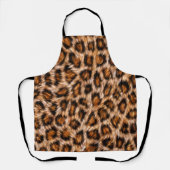 Leopard Jaguar Cat Brown bontpatroon-24609 Schort (Voorkant)