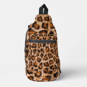 Leopard Jaguar Cat Brown bontpatroon-24609 Sling Bag (Voorkant)