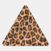 Leopard Jaguar Cat Brown bontpatroon-24609 Sticker (Voorkant)